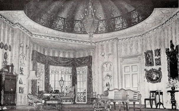 Set of Fool's Paradise, from the 1960 script